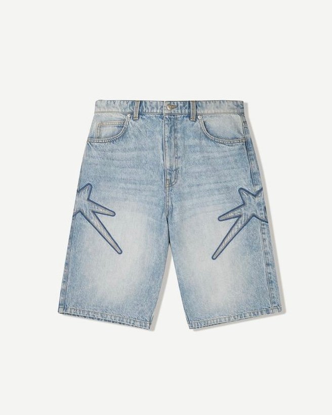 Original Bershka Bermuda jort empiècements étoile