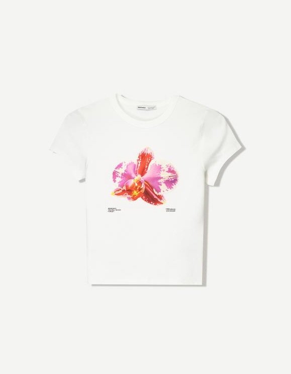 Original Bershka T-shirt manches courtes imprimé