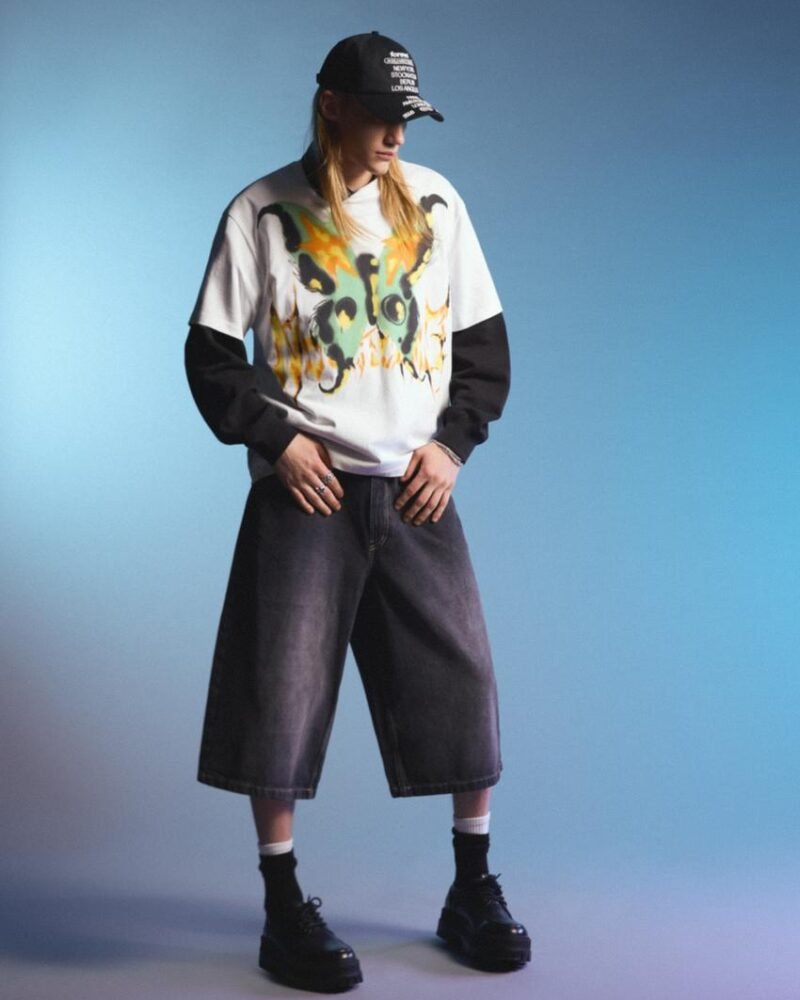 Original Bershka t-shirt manches courtes imprimé