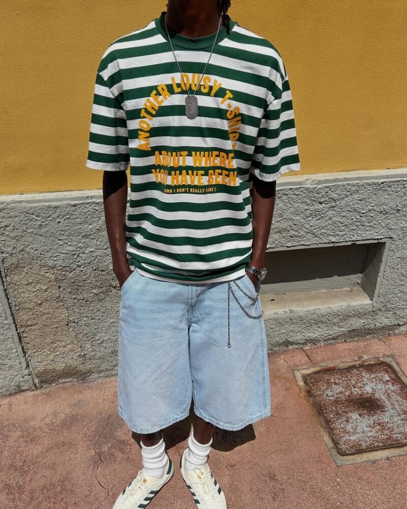 Original Bershka bermuda denim skater