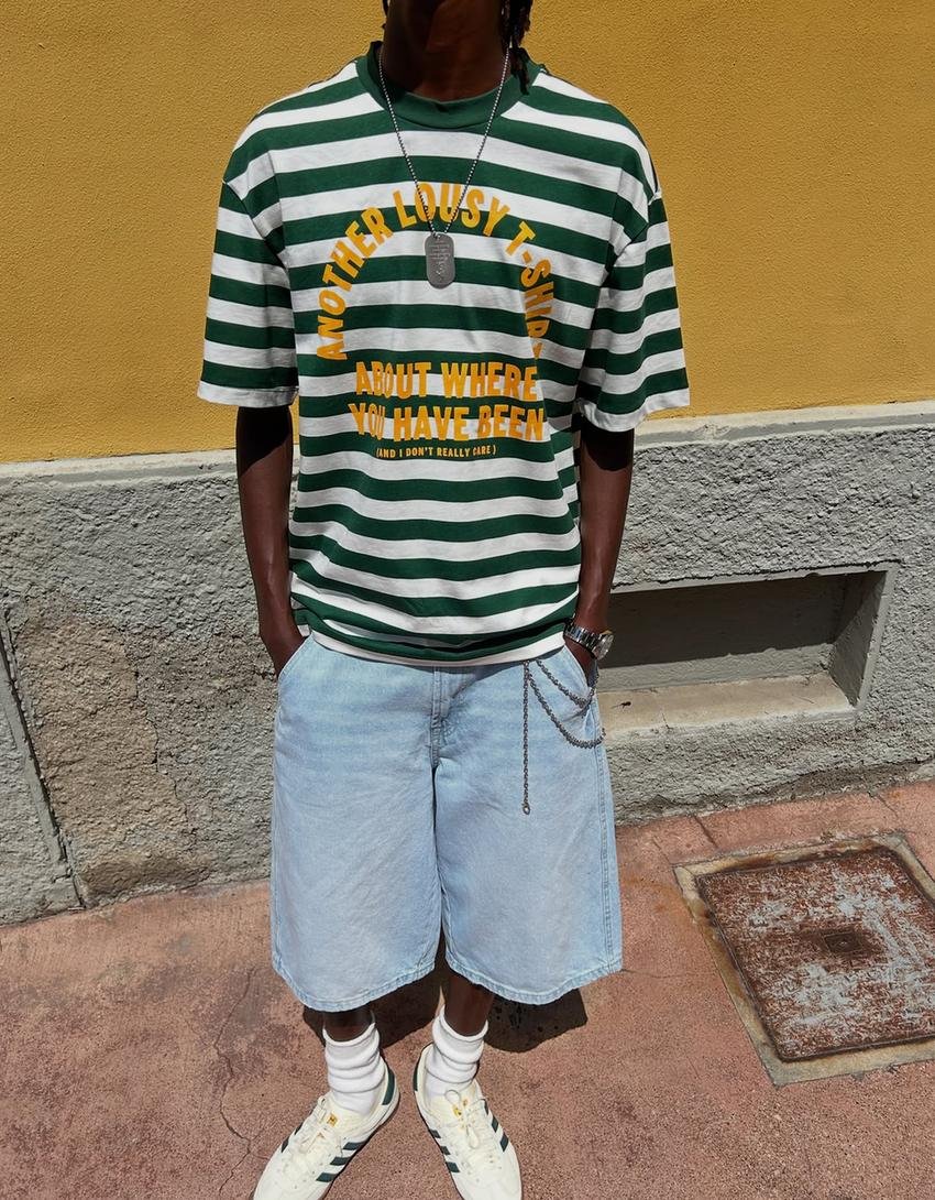 Original Bershka bermuda denim skater - Image 2