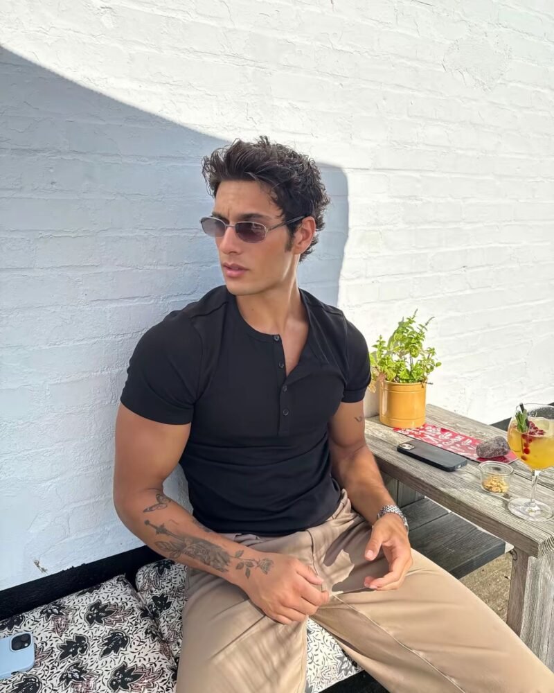 Black hanley corduroy t-shirt