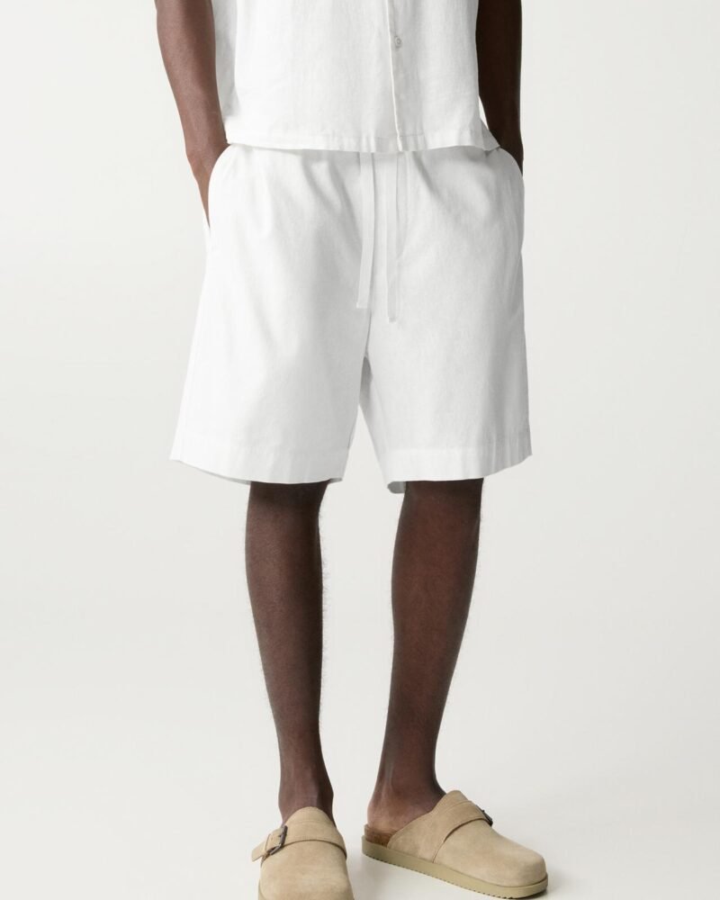 Original P&B Linen blend jogger Bermuda shorts
