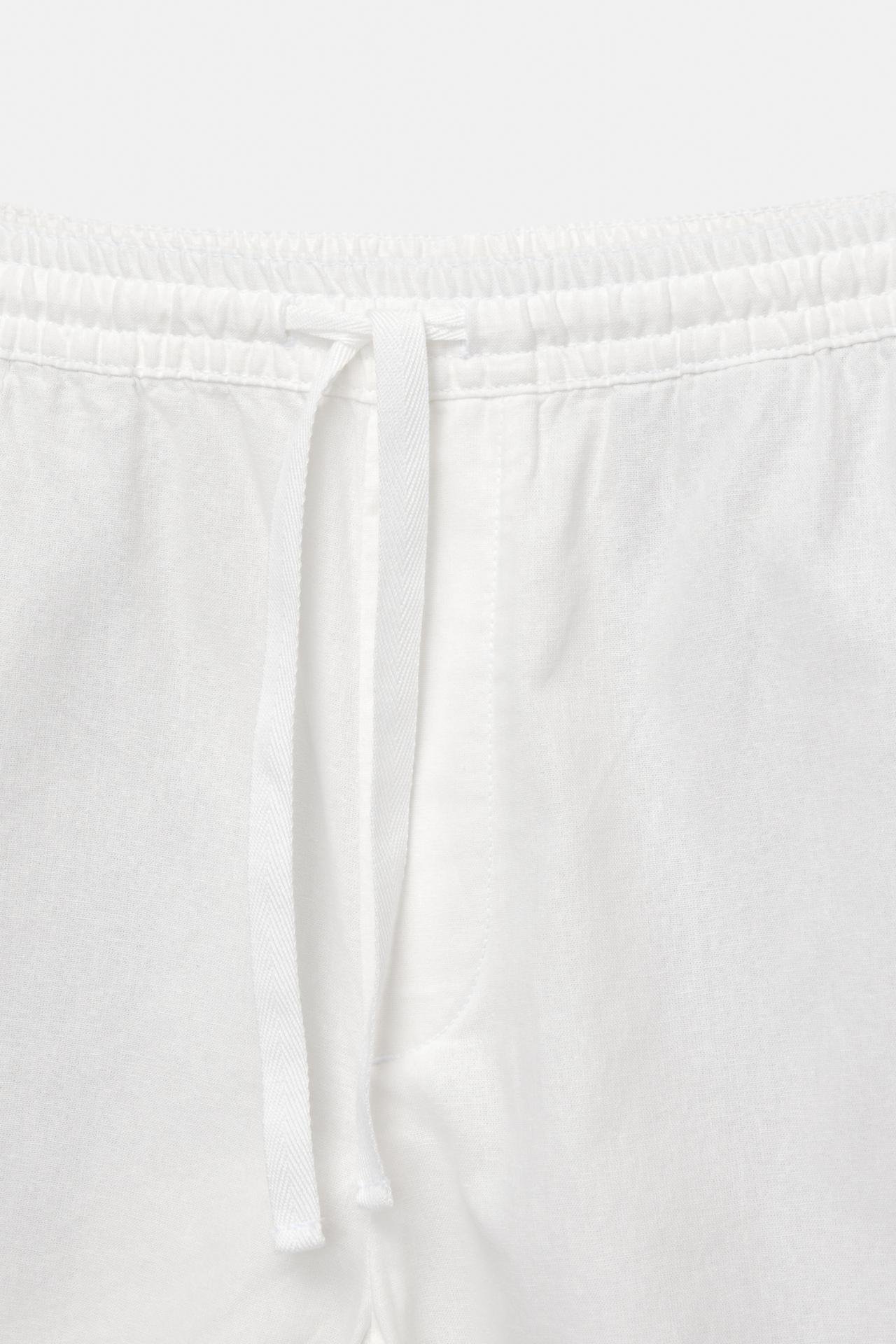 Original P&B Linen blend jogger Bermuda shorts - Image 7
