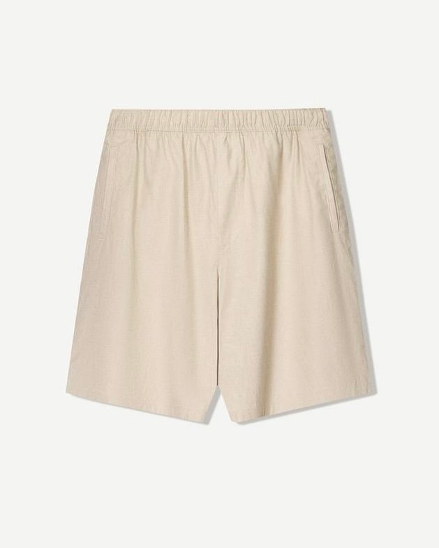 Original Bershka Bermuda jogging loose avec lin