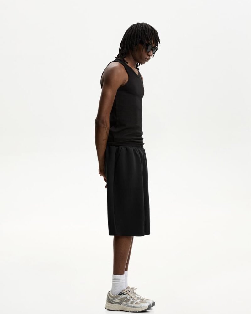 Original Bershka Bermuda oversize effet néoprène