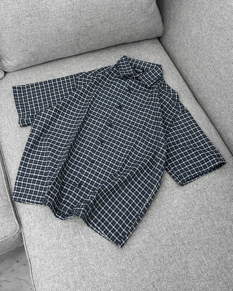 Unisex Short Sleeve Cropped Shirt