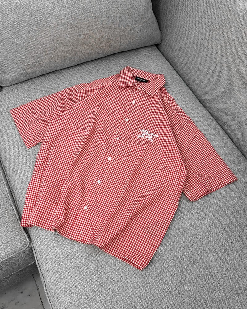 Unisex Short Sleeve Cropped Shirt