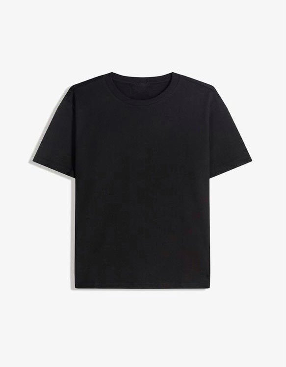Black Short-Sleeved T-Shirt