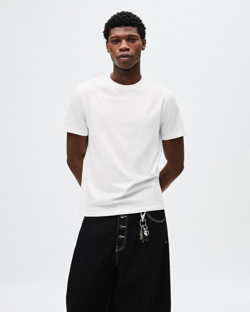 White Short-Sleeved T-Shirt