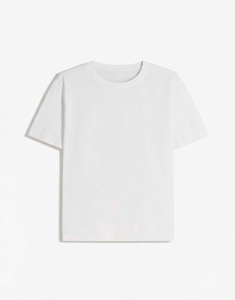 White Short-Sleeved T-Shirt