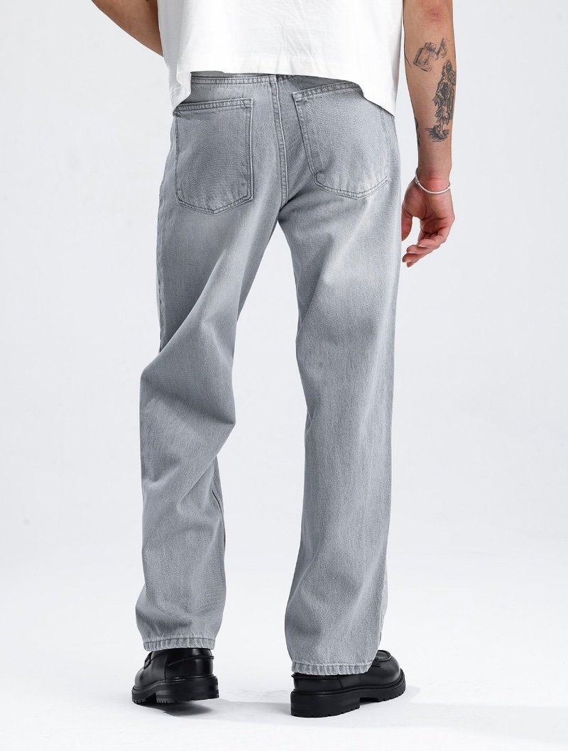 Grey Porto Baggy Jeans - Image 3