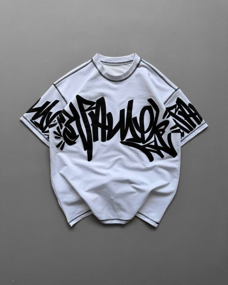 Panel Print Oversized T-Shirt