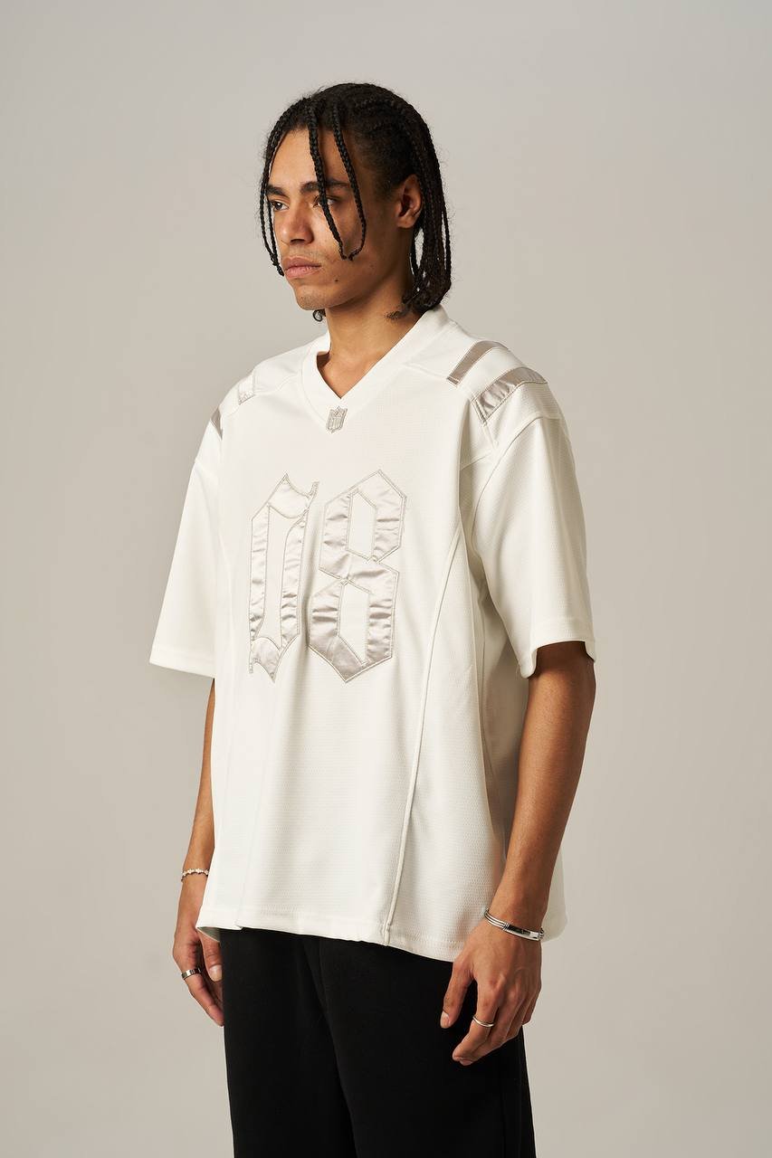 White Premium Jersey 08 - Image 2