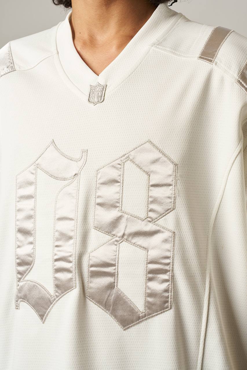 White Premium Jersey 08 - Image 4