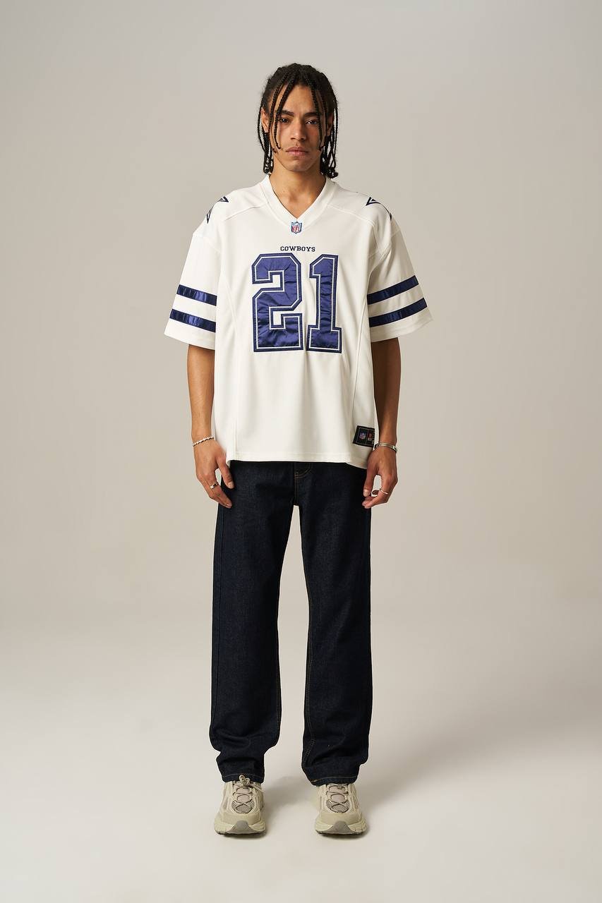 White Premium Jersey 21 - Image 5