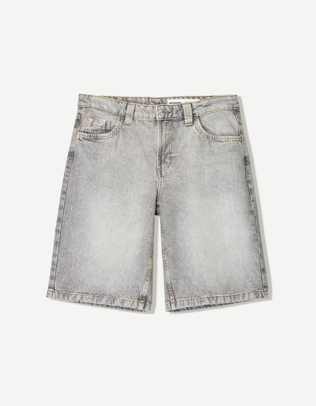 Original Bershka Baggy denim shorts