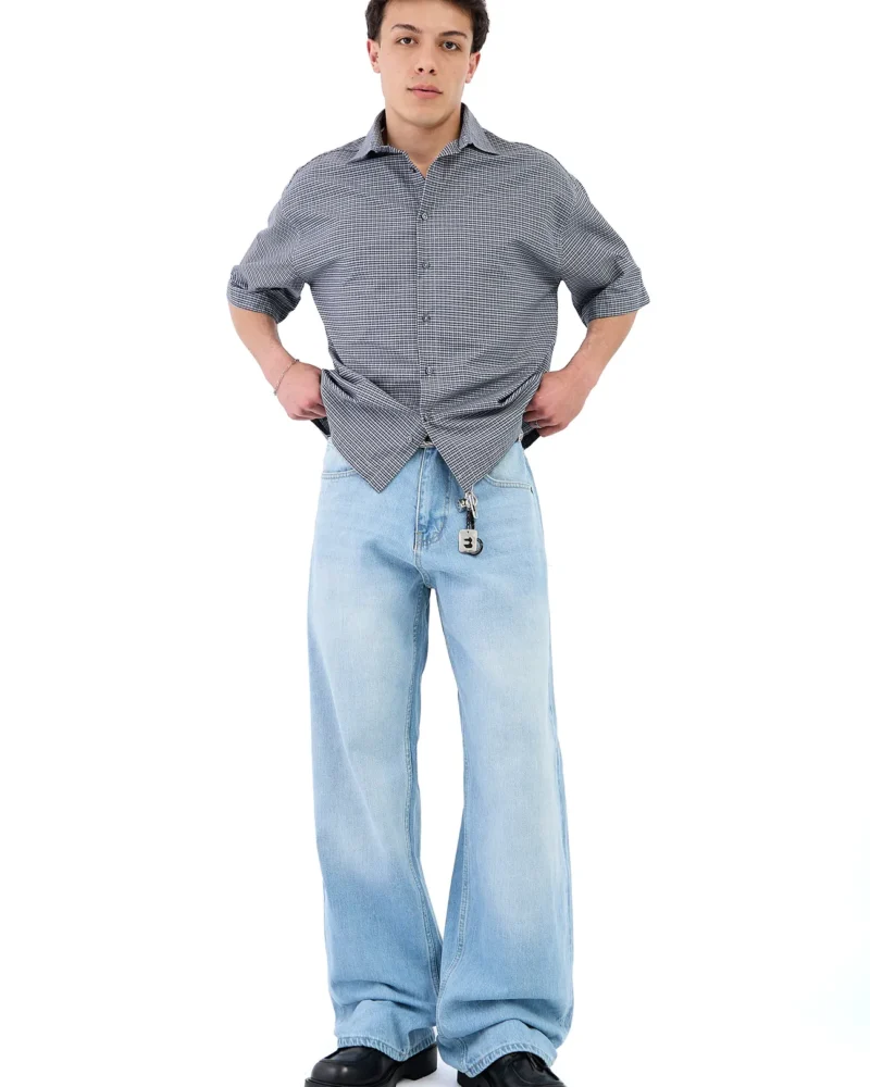 Light Blue Porto Baggy Jeans