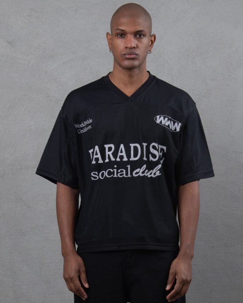 “Paradise Social Club” Oversized Mesh Jersey