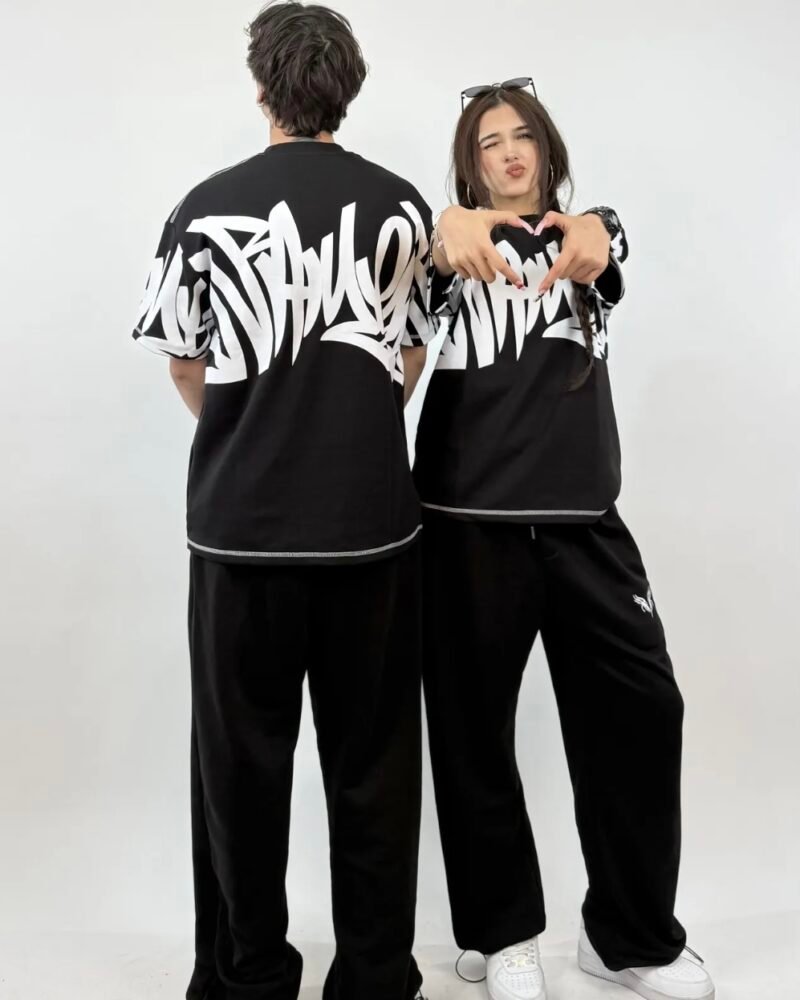Panel Print Oversized T-Shirt