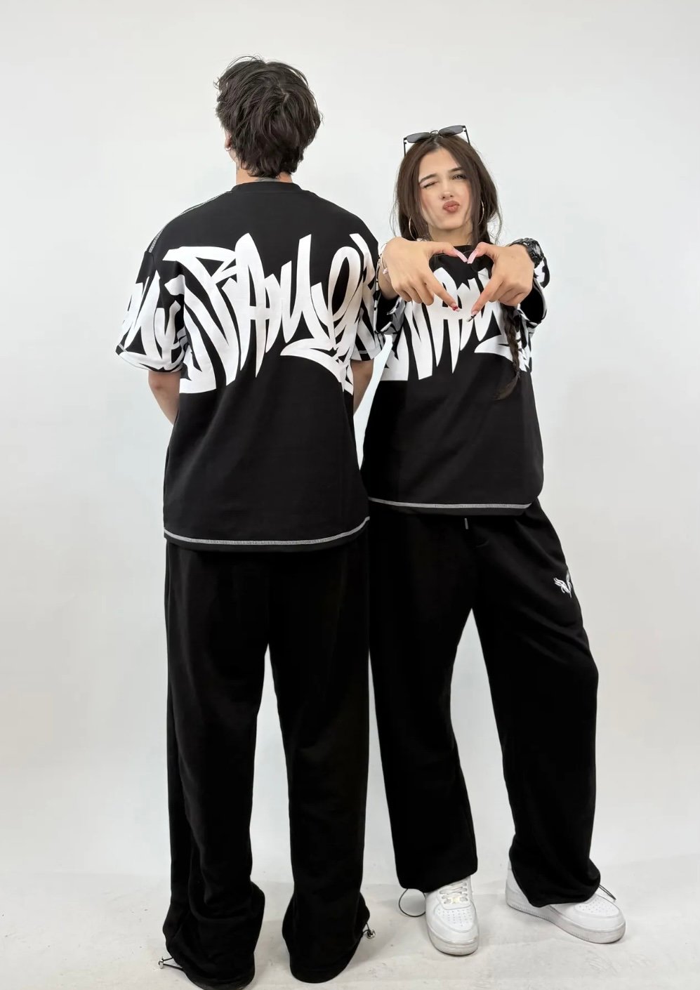 Panel Print Oversized T-Shirt
