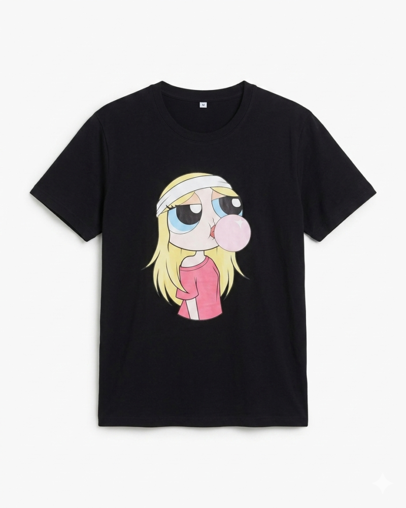 “Bubblegum Girl” Streetwear T-Shirt