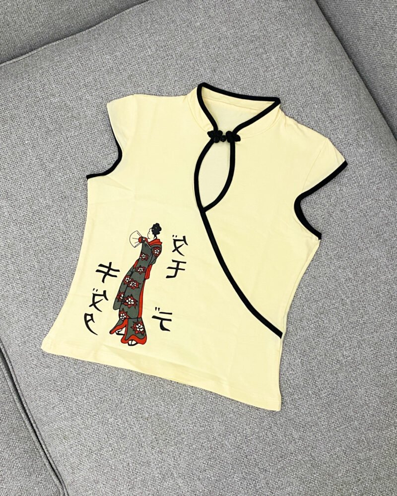 Y2K Short Sleeve Crop