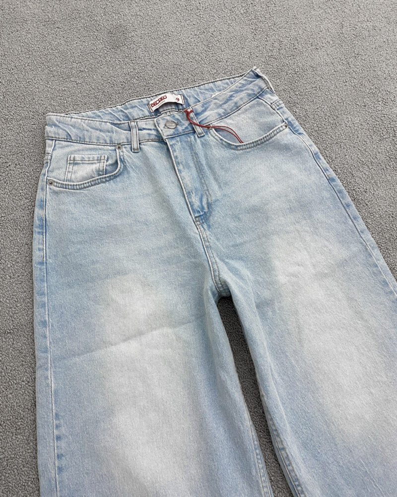 Unisexe Light Blue Bermudas Jort