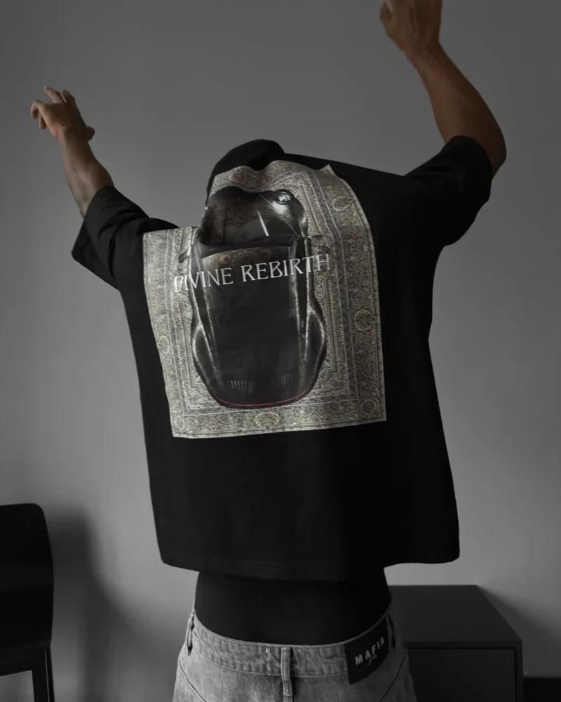 Oversized ‘DIVINE REBIRTH’ T-Shirt