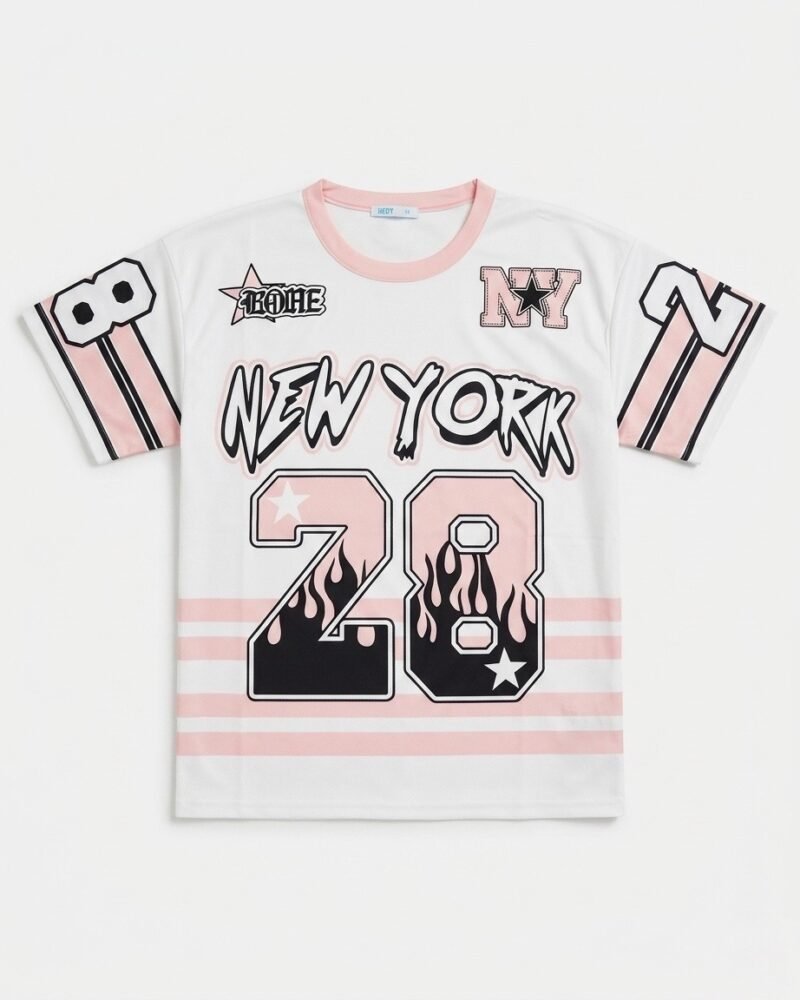 Number 28 Jersey Oversize T-Shirt