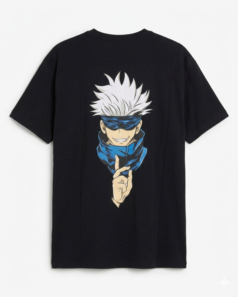 Satoru Gojo Graphic Print Oversized T-Shirt