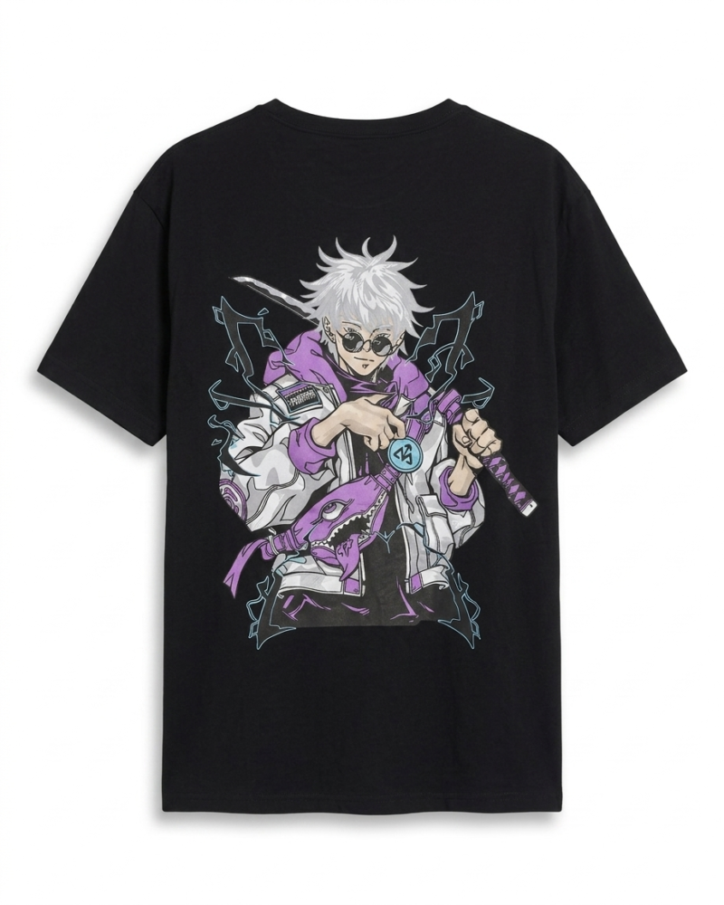 Satoru Gojo Graphic Print Oversized T-Shirt