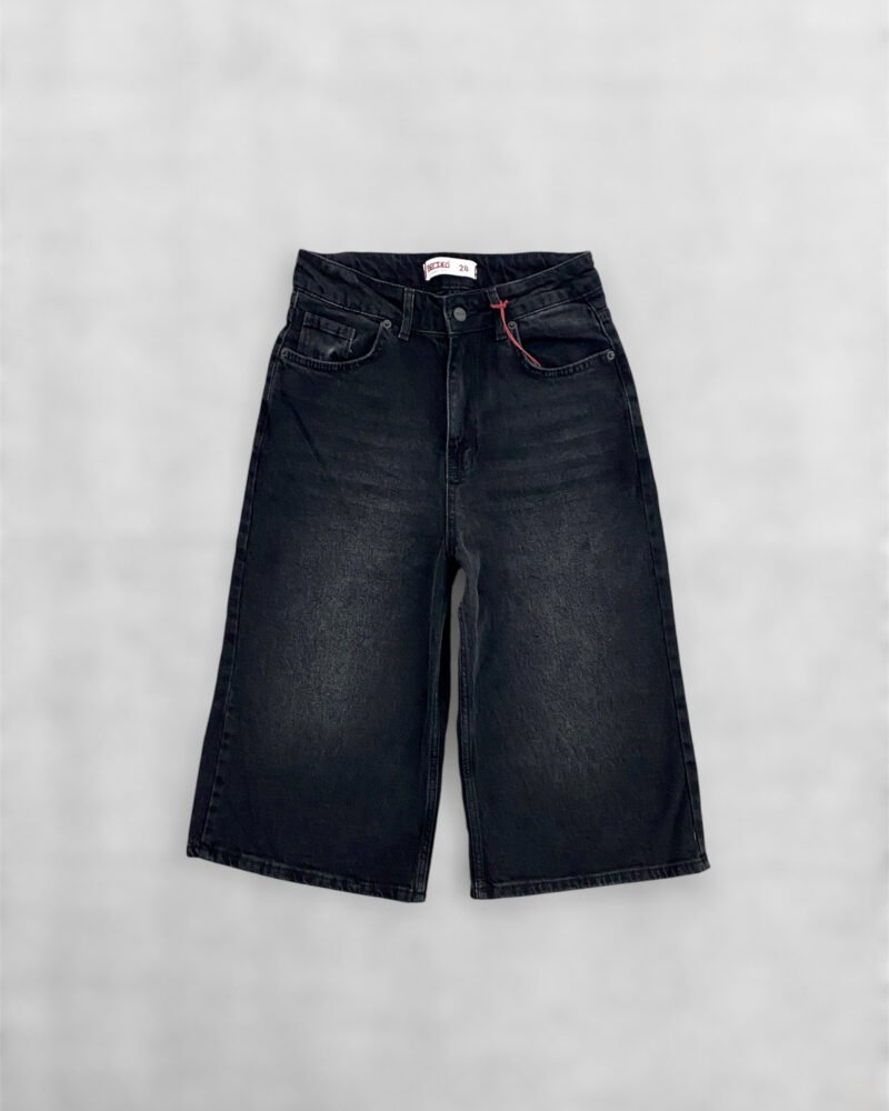 Unisexe Black Bermudas Jort