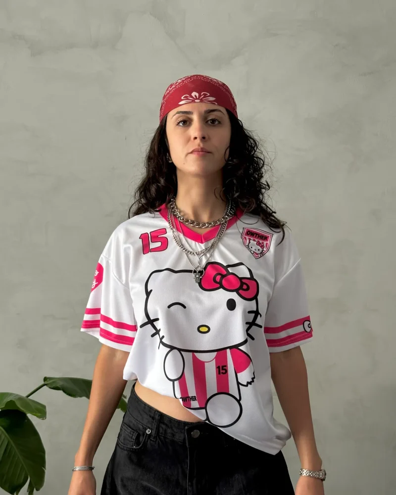 Hello Kitty Jersey Oversize T-Shirt