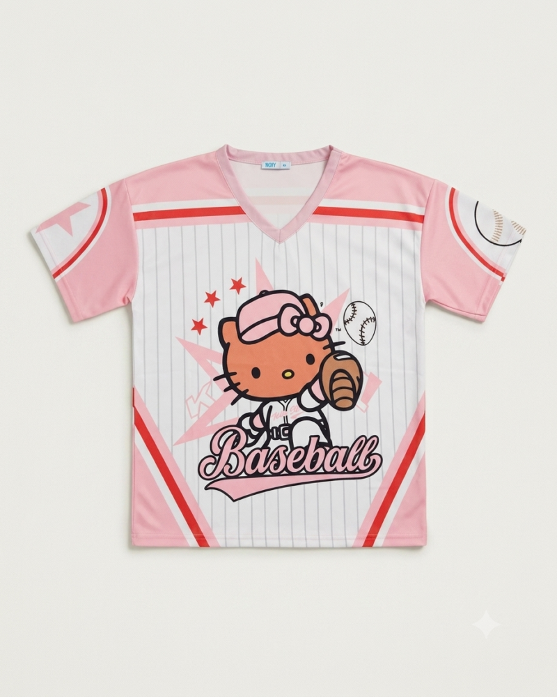 Hello Kitty Jersey Oversize T-Shirt