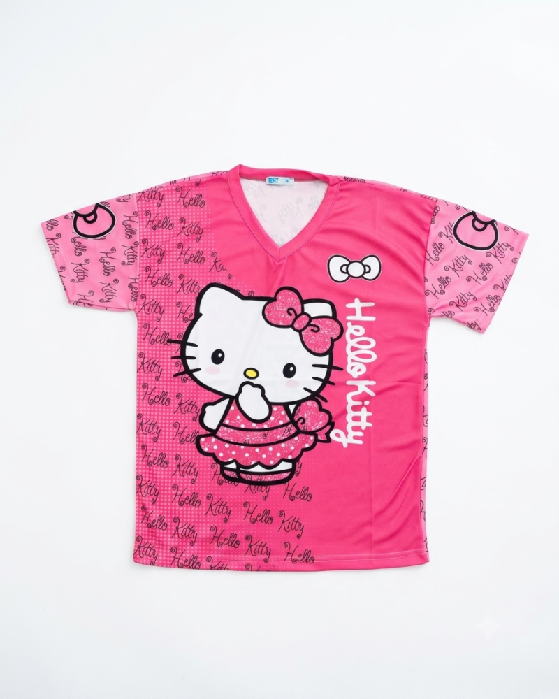 Hello Kitty Jersey Oversize T-Shirt