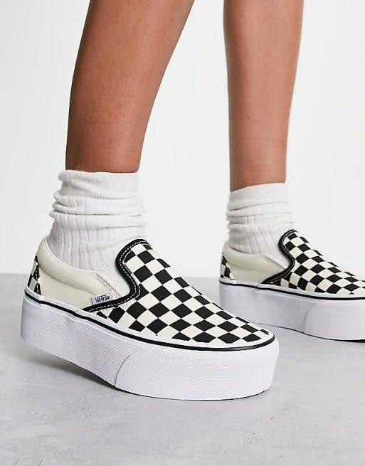 Original Vans Slip-On Checkerboard Platform