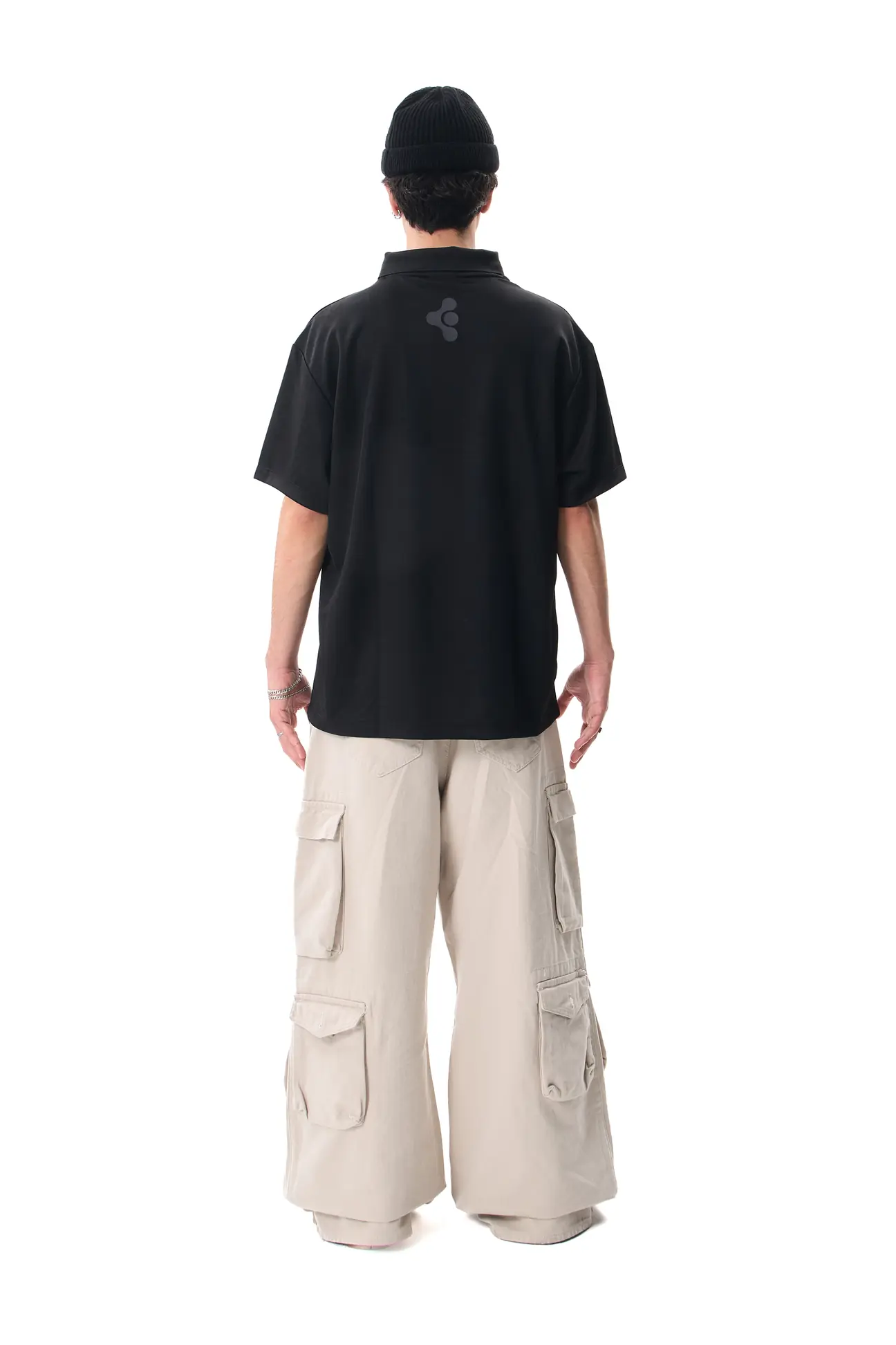 Original Bershka Clubkultur Oversized Polo T-Shirt - Image 6