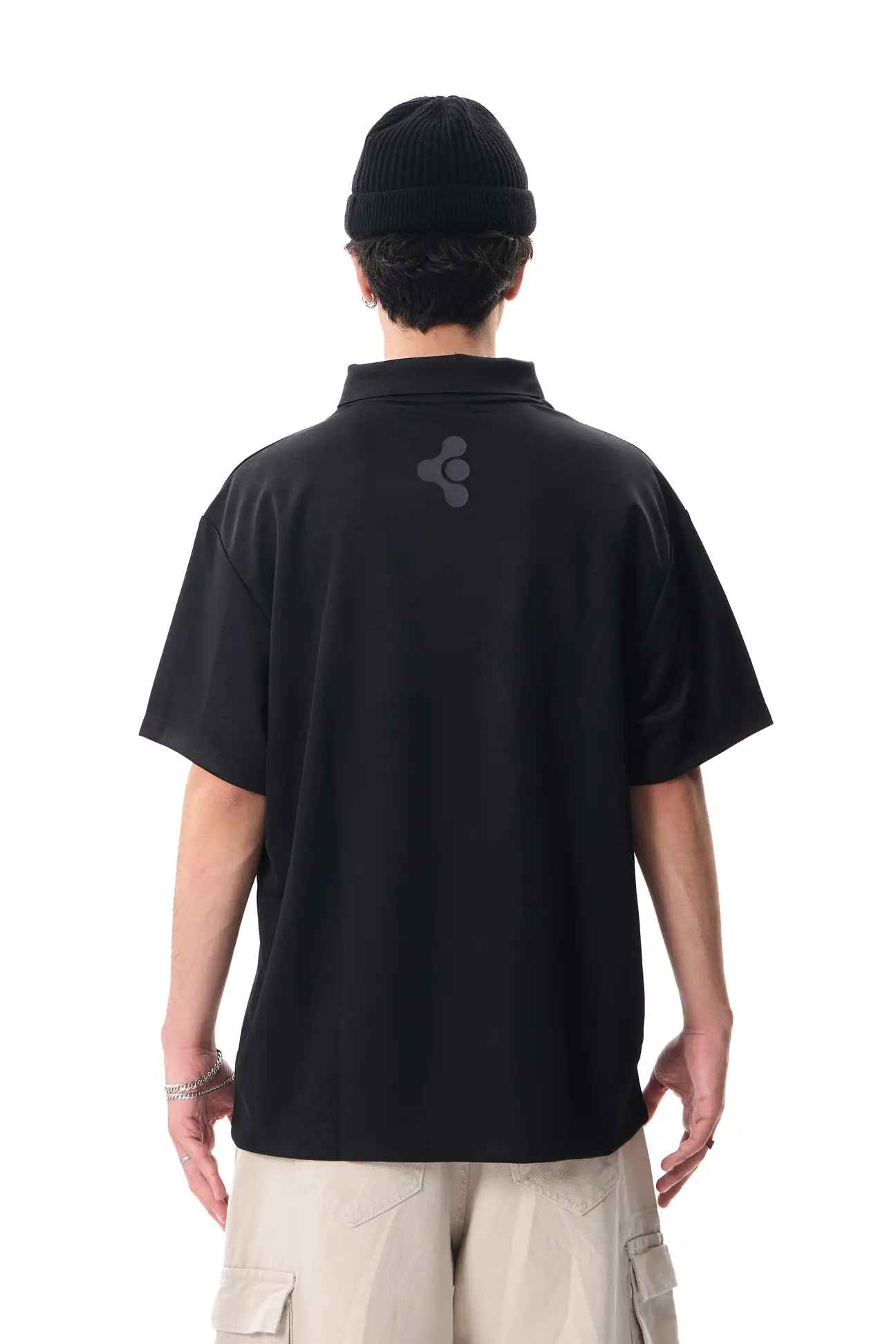 Original Bershka Clubkultur Oversized Polo T-Shirt - Image 7