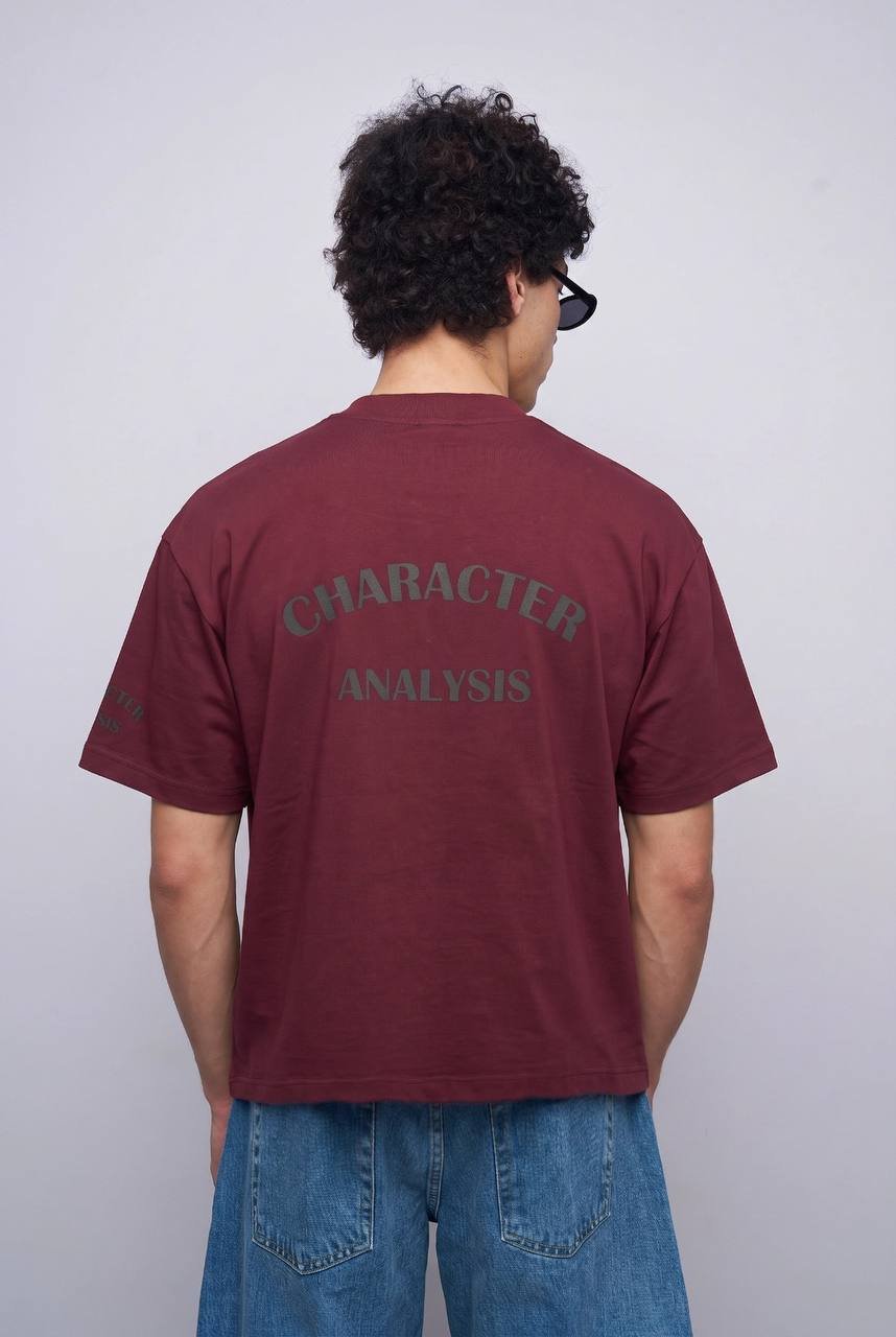 Cropped T-Shirt With Back Print - Image 2