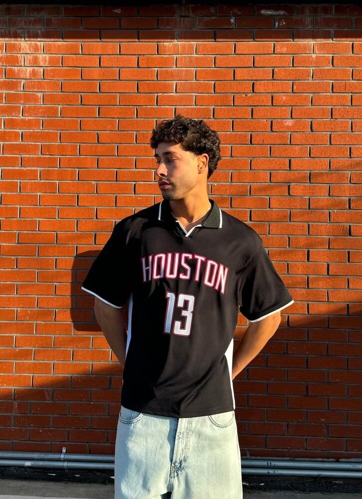 Houston Polo Neck Oversize Jersey
