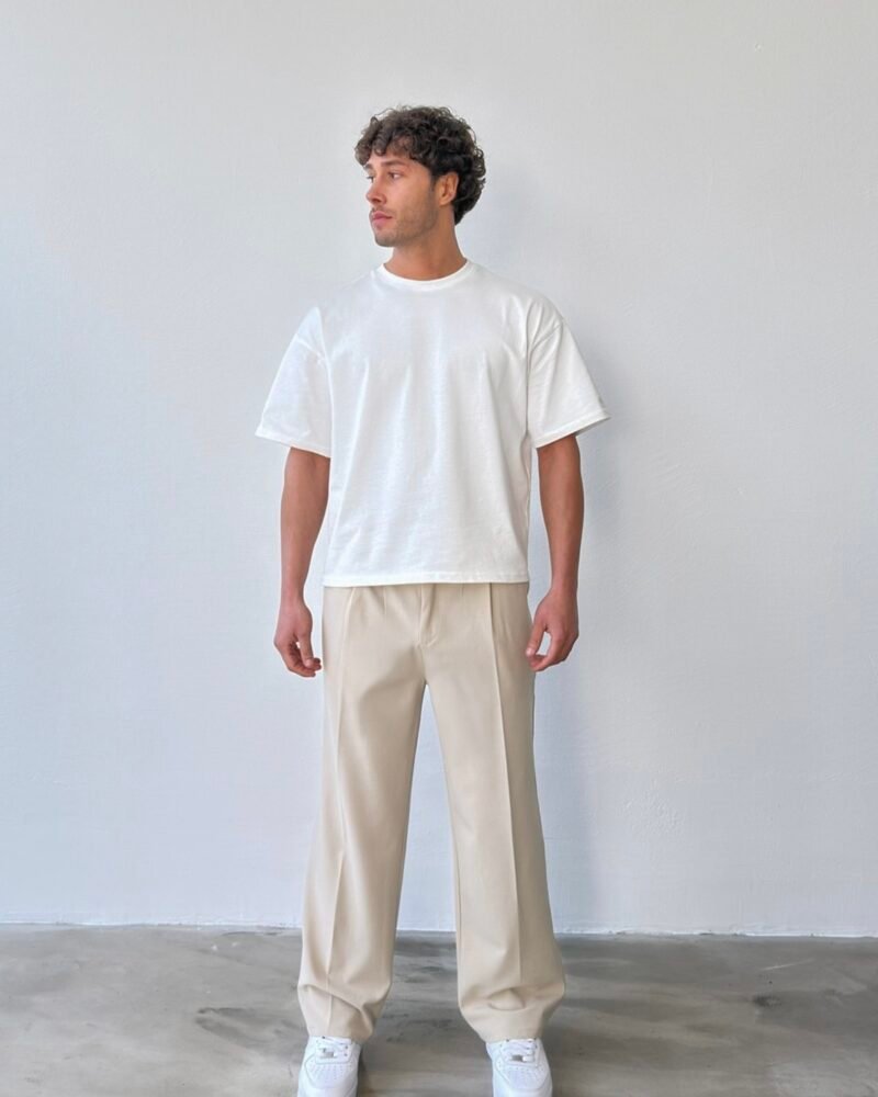 “Old money” Comfortable Baggy-Fit Fabric Trousers