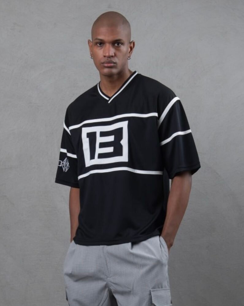 Black Oversized Premium Quality Jersey