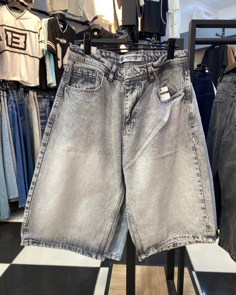 Unisexe Grey Bermuda Jorts