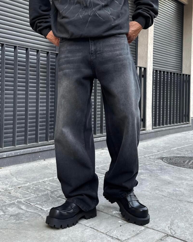 Black Extra Baggy Jeans