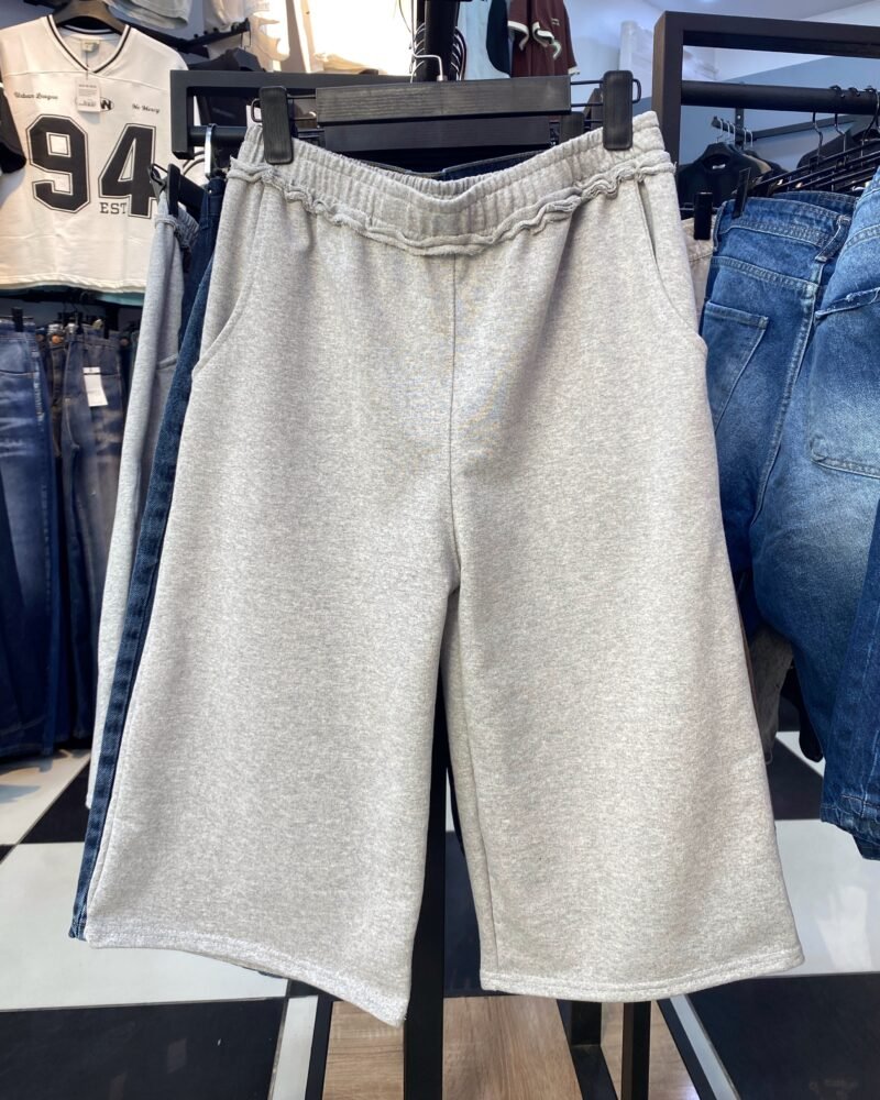 Grey Bermudas Jorts En Molleton