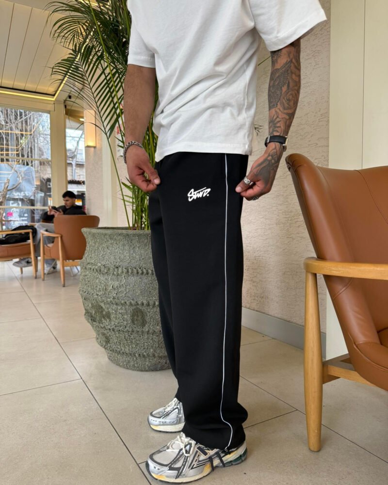 Black S*TWD Baggy Joggers