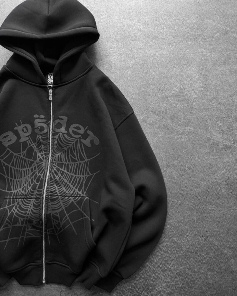 Black Premium Quality Zip Hoodie