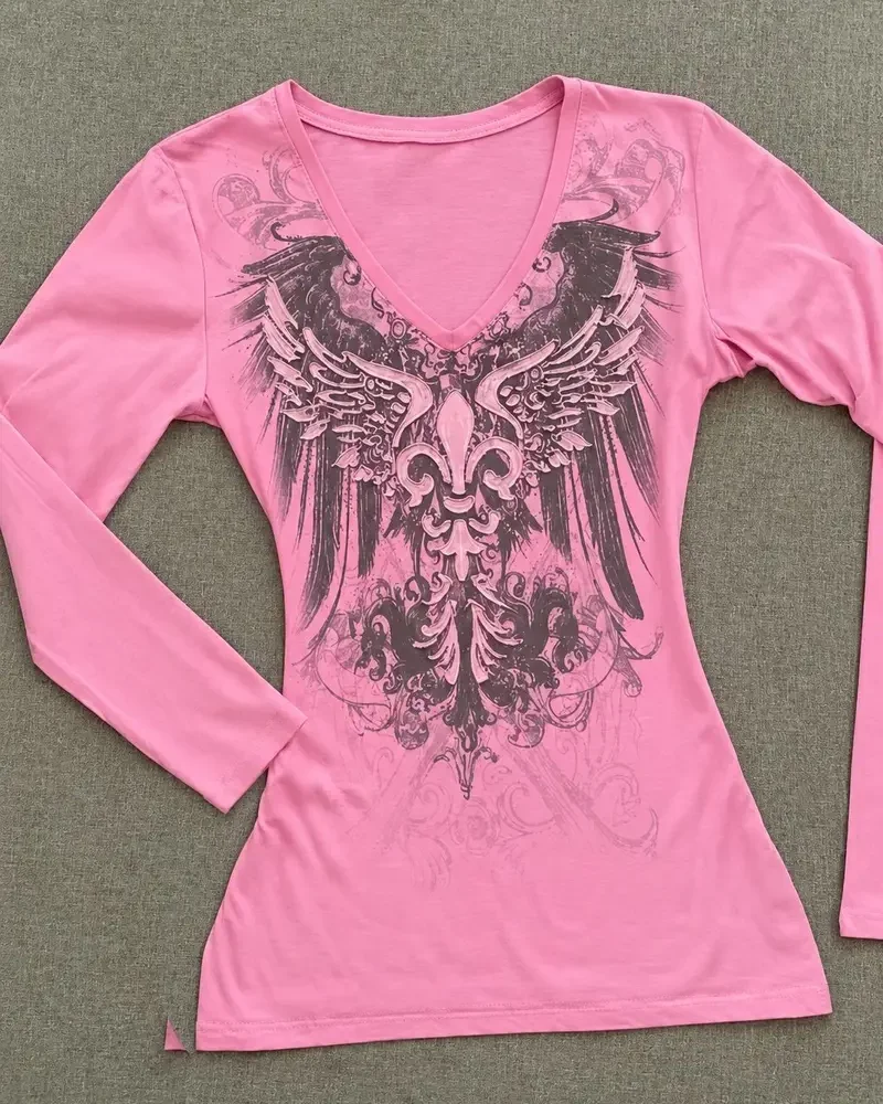 Pink Wings fitted shirt